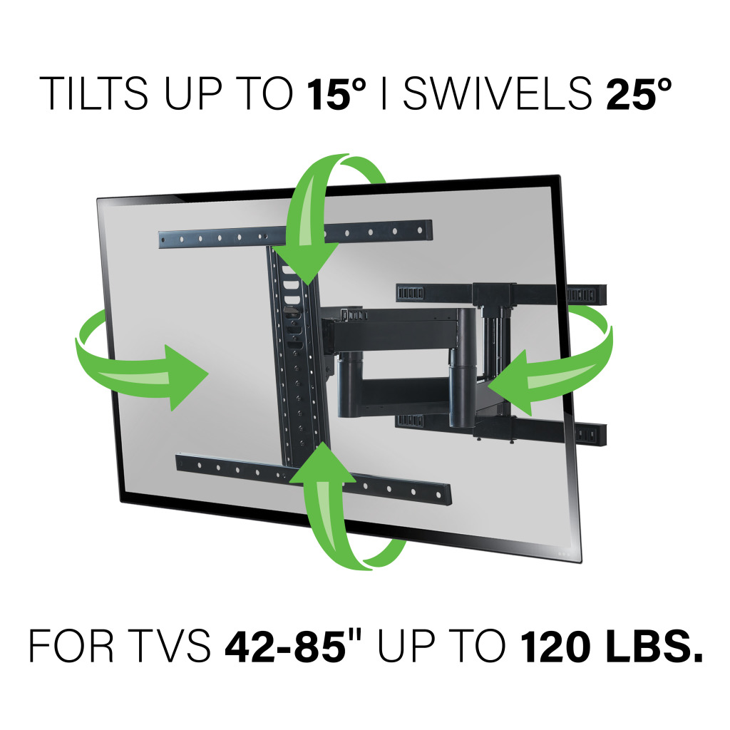 FLF325, tilts and swivels