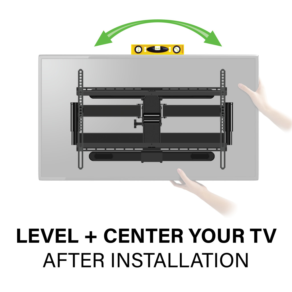 FLEXIMOUNTS A04 Support Mural TV Ultra Pivotant et Inclinable pour